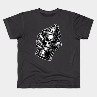 Hand Of Doom Graffiti Can Kids T-Shirt